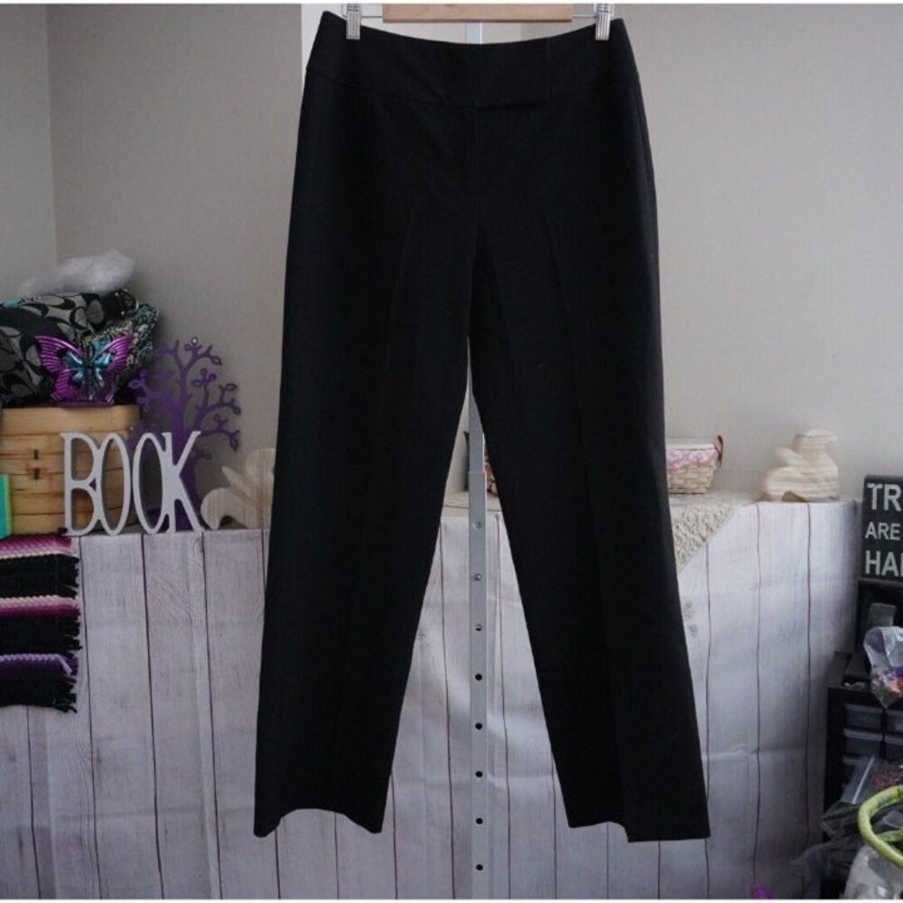 Signature by Larry Levine sz 4 Black Work Career Dress Pants